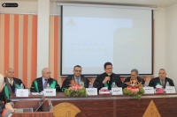 رئيس جامعة بنها يشارك فى مناقشة رسالة دكتوراه لاستنباط أصناف جديدة من الأرز الهجين مقاوم للملوحة العالية